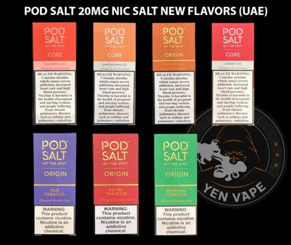 POD SALT 20MG NIC SALT E-JUICE NEW FLAVORS 30ML